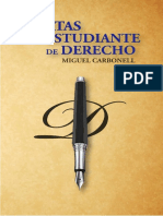 Cartas a Un Estudiante de Derecho - Miguel Carbonell