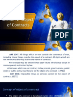 Section 2-Object of Contracts