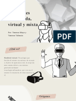Realidades Virtual Aumentada y Mixta