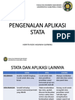 Pengenalan Aplikasi Stata