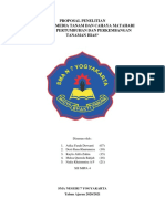 Proposal Penelitian - Kelompok 2 - XII MIPA 4