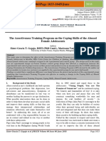 The Effect of Assertiveness Training on Coping Skills of Abused Female Adolescents