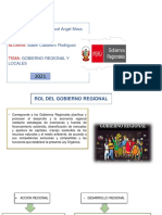 ROL DE GOBIERNO REGIONAL Y LOCALES (Diapositivas Trabajo)