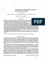 Anatomical Investigacion of Abscissed Avocado Flower and Fruitlets