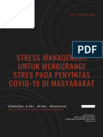 Stress Management Untuk Mengurangi Stres Penyintas Covid-19 Pada