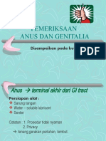 Pemeriksaan Anus Dan Genitalia