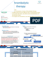 Mechanism and Types of Thrombolytic Therapy