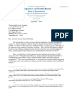 2020.09.03 Letter To DOJ On Deputy Gangs