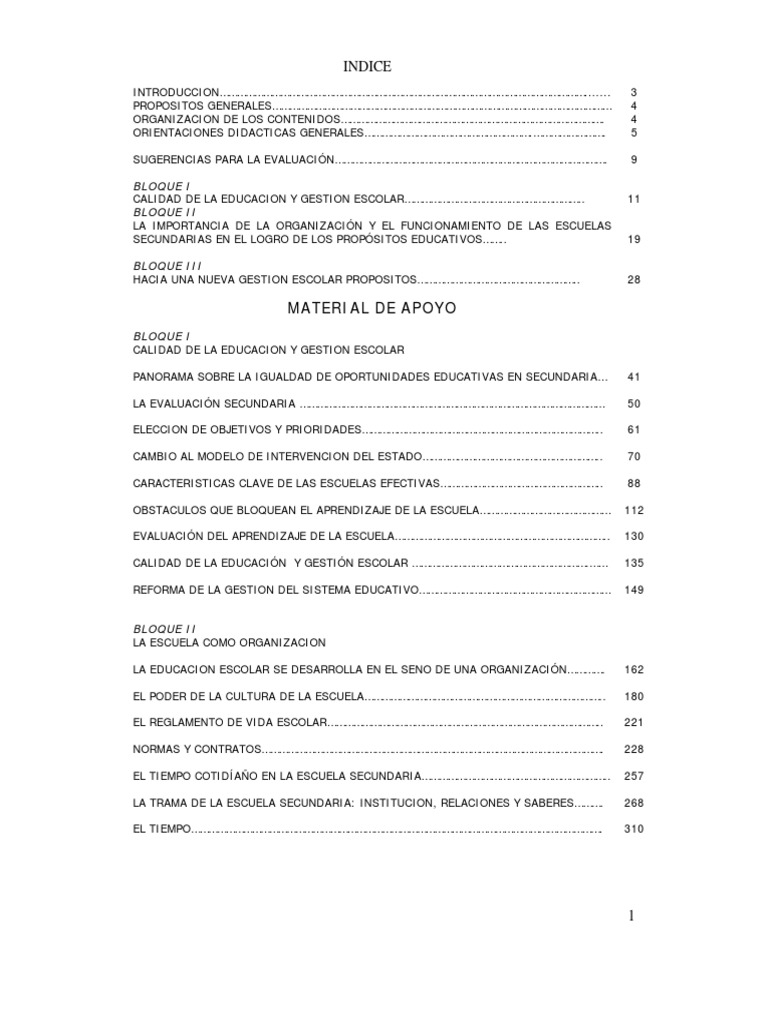Sensibilización en Gestión Escolar | PDF | Maestros | Plan de estudios