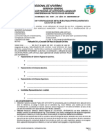 ACTA DE CONSTATACION y Verificacion de Obra