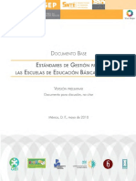 Estandares de Gestion para Las Escuelas de Educacion Basica en Mexico1