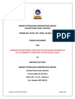Bharat Petroleum Corporation Limited LPG Bottling Plant, Bhitoni TENDER NO. BHTN: LPG: TEND: 26:2021-2022