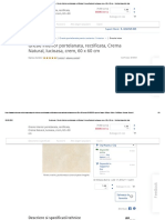 Dedeman - Gresie Interior Portelanata, Rectificata, Crema Natural, Lucioasa, Crem, 60 X 60 CM - Dedicat Planurilor Tale