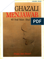 Al Ghazali Menjawab 40 Soal Islam Abad 20 by Syaikh Muhammad Al Ghazali