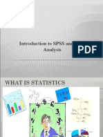 Introduction To Statistics and SPSS
