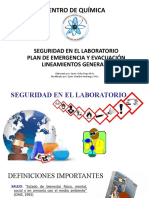 Seguridad, Plan de Evacuación y Leneamientos 2020-2020