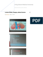 Kemunited - The King Edward Medical University Blog: Lecture Slides Surgery Adrenal Tumors