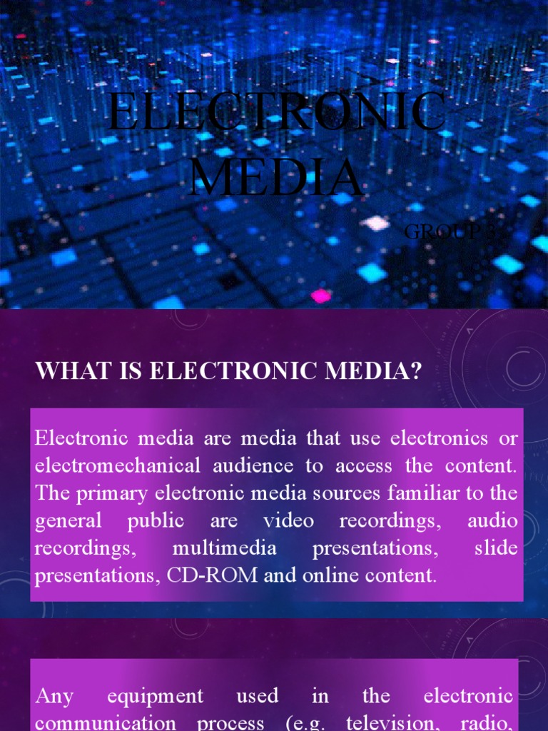 Electronic Media Group 3 PDF