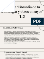 1.2 Exposición - 2da Parte Filosofia de La Tecnología y Otros Ensayos