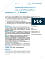 Estudio Descriptivo de Urticaria Vasculitica en Medellin Colombia Caracteristicas Clinicas Epidemiologicas y de Laboratorio