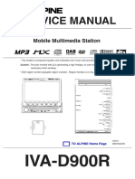 Service Manual: IVA-D900R