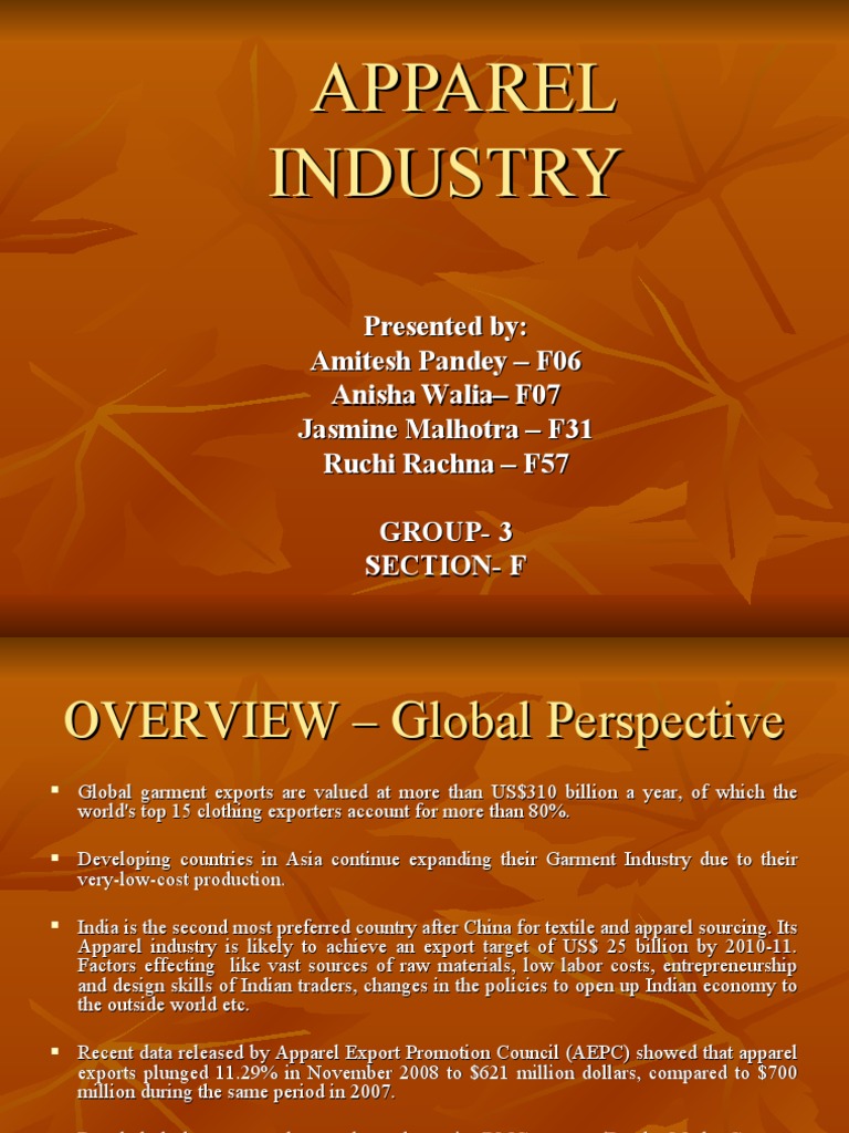 Apparel Industry | PDF | Clothing Industry | Clothing