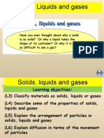 Particles and States: Solids, Liquids and Gases