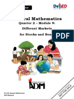General Mathematics: Quarter 2 - Module 9: Different Markets For Stocks and Bonds