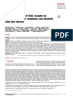 PPARβ/d and FGF21 regulation of VLDLR influences NAFLD
