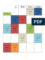 Jadual Saya