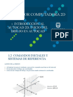 AutoCAD 2D: Introducción a los comandos básicos y sistemas de coordenadas