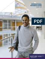 Nottingham Trent University International Pathways Guide