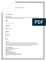 Game Design Document (GDD) Template: Game Name: SKYRISE3D