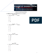 HTC - Soal Limit Fungsi Aljabar - Kelas 11