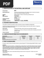 DPI Anchor Spray Paint Safety Data Sheet | PDF | Toxicity | Personal ...