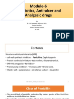 Module-6 Antibiotics, Anti-Ulcer and Analgesic Drugs