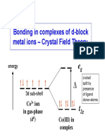 ABC mg7 (1) - Bonding in Complexes - Crystalfieldtheory