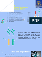 Industri Bioteknologi 2021 - Kumpulan 5