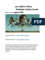 Assistir Duna (2021) Dublado Online Gratis 