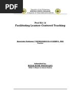 Facilitating Learner-Centered Teaching: Prof Ed 14