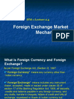 IFM - Lecture 2.4 - Foreign Exchnage Market Mechanism