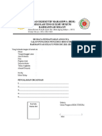 Biodata Pendaftaran Anggota