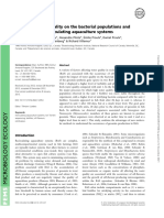 Impact of water quality on bacterial populations and off-flavors in recirculating aquaculture