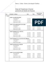 Gestão de Empresa-calendário exames 2010-2011