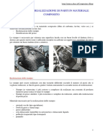 Guida per la realizzazione di parti in materiale composito (fibra di carbonio vetro epossidica)