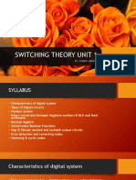 Switching Theory Unit 1: By: Surbhi Saroha