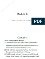 Module 6-: Real Time Big Data Models