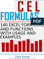 Excel Formulas 140 Excel Formulas and Functions With Usage and Examples