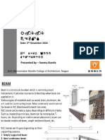 R.C.C Beams: 2 Year (Iii Semester)