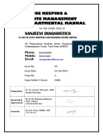 Sanjeevi Diagnostics: House Keeping & Waste Management Departmental Manual